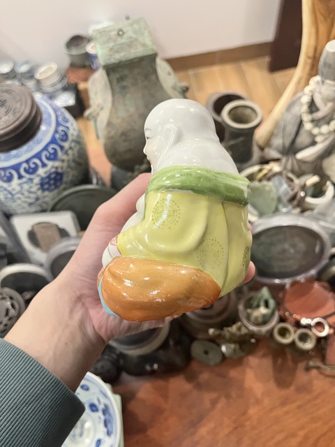 古玩陶瓷彌勒佛塑像拍賣,當前價格299元