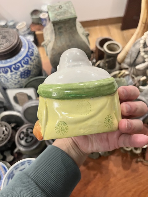 古玩陶瓷彌勒佛塑像拍賣,當前價格299元