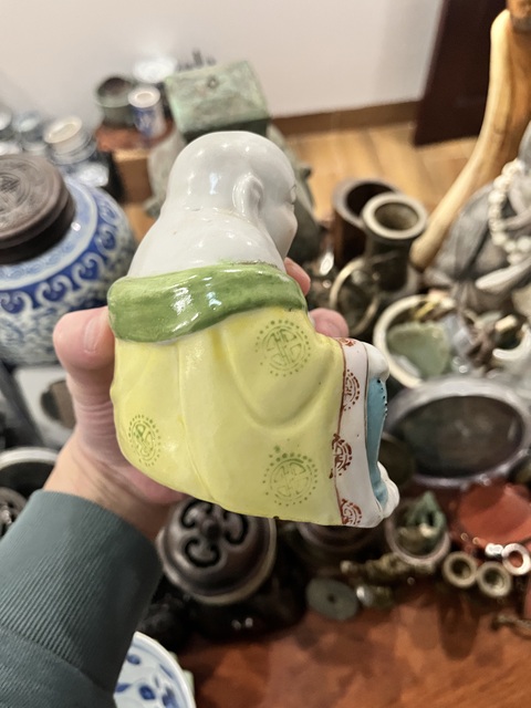 古玩陶瓷彌勒佛塑像拍賣,當前價格299元