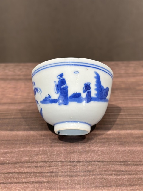 青花山水人物紋瓶 中国古玩 中国美術 域鉴古玩】青花山水人物纹罐拍卖价格/图片/值多少钱