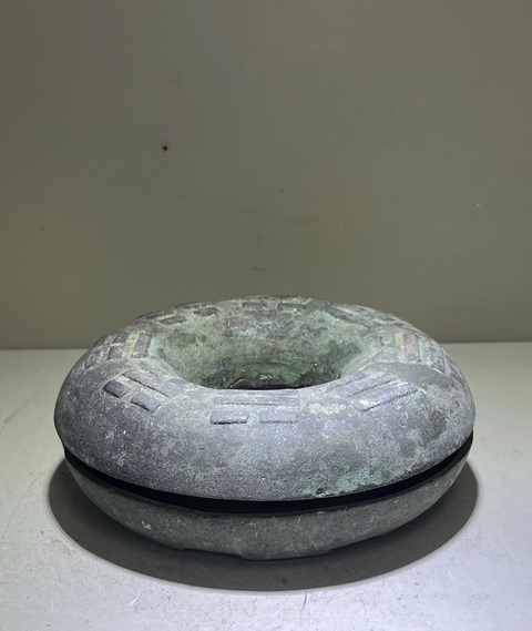 古玩銅器八卦玲拍賣，當前價格3500元
