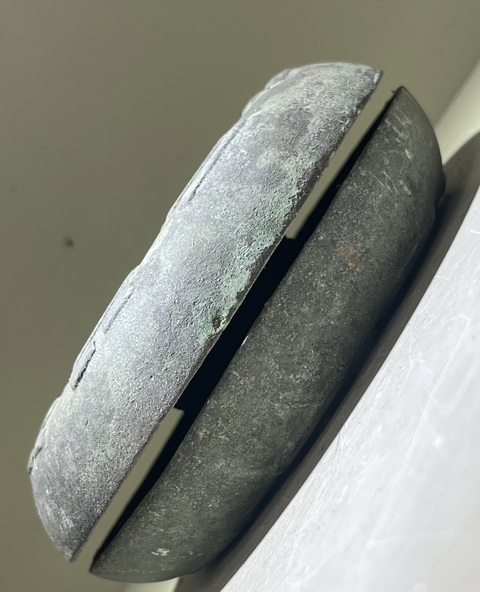 古玩銅器八卦玲拍賣，當前價格3500元