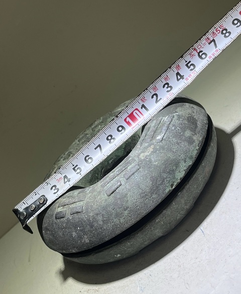 古玩銅器八卦玲拍賣，當前價格3500元