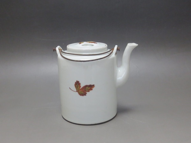 古玩陶瓷【精品】粉彩一枝花茶壺拍賣，當前價格1266元