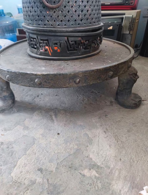 古玩銅器熏爐真品鑒賞圖