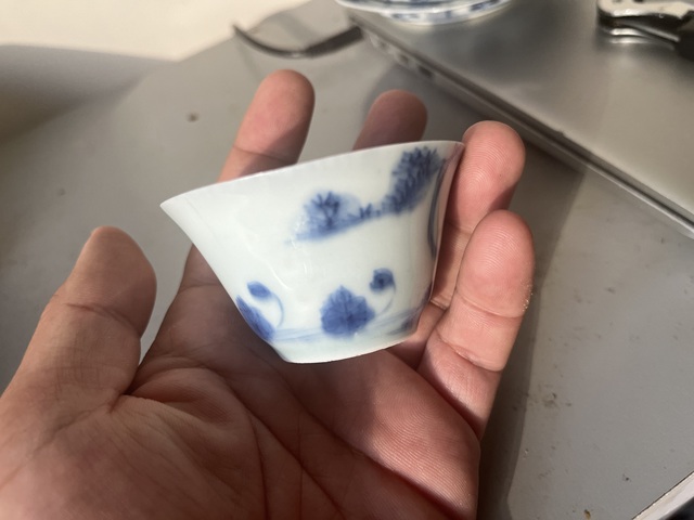 古玩陶瓷青花人物故事紋杯拍賣，當(dāng)前價(jià)格12888元