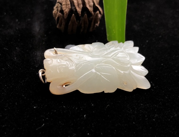 古玩玉器清代和田玉雕“善財(cái)童子”拍賣(mài),當(dāng)前價(jià)格13800元