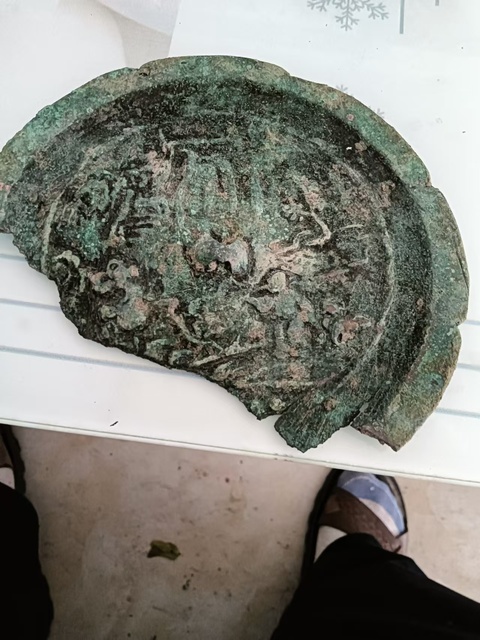古玩銅器宋代故事鏡真品鑒賞圖