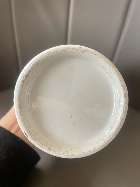 古玩陶瓷廣彩開窗人物花鳥雙耳瓶拍賣，當前價格2890元