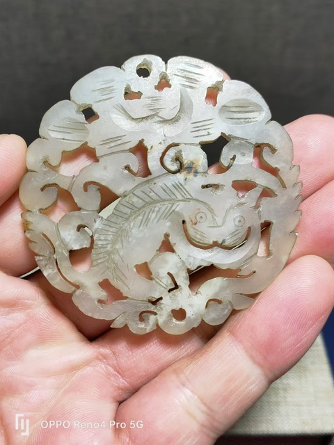古玩玉器清代岫玉老虎玉佩拍賣,當前價格0元