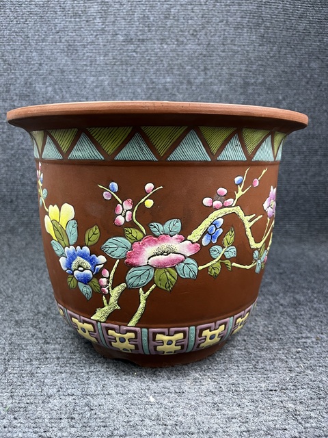 古玩雜項(xiàng)紫砂花盆拍賣,當(dāng)前價(jià)格1388元