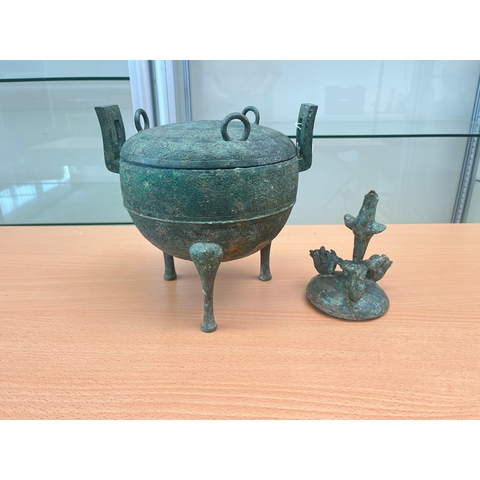 古玩銅器銅鼎真品鑒賞圖