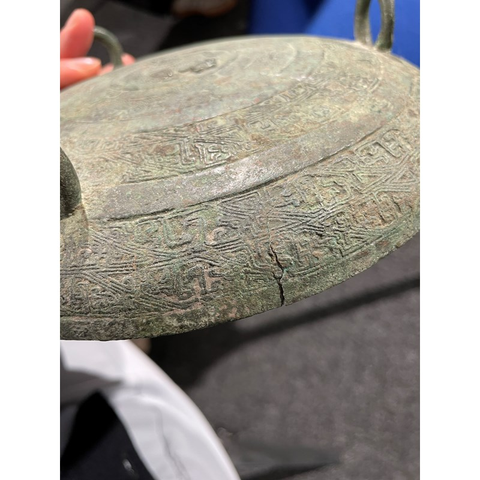 古玩銅器銅鼎真品鑒賞圖