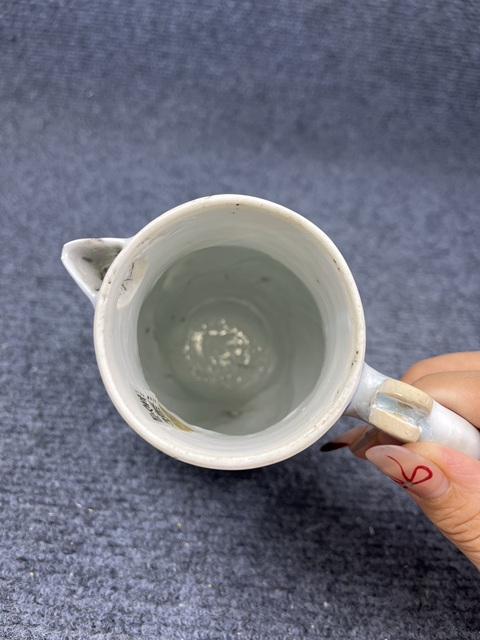 古玩陶瓷青花花卉紋奶壺拍賣，當前價格2888元