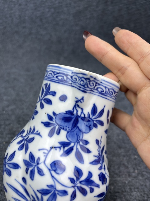 古玩陶瓷青花花卉紋奶壺拍賣，當前價格2888元