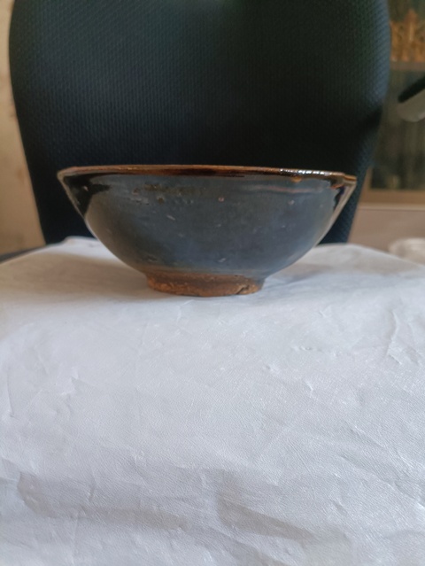 古玩陶瓷明代.磁州窯淄素碗拍賣,當(dāng)前價(jià)格99元