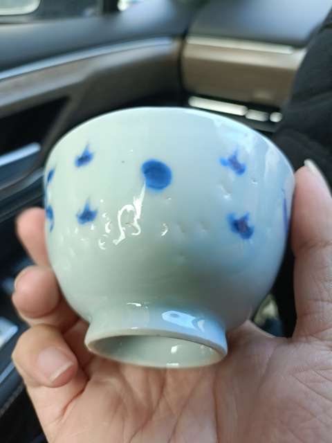 古玩陶瓷康熙螭龍紋杯拍賣，當前價格3888元