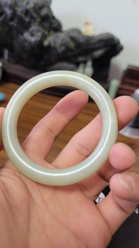 古玩玉器清代·和田玉鐲拍賣,當前價格4000元