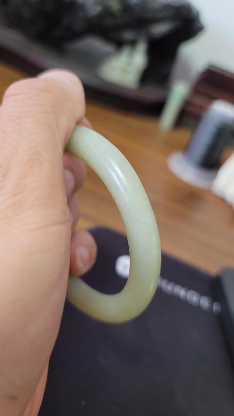 古玩玉器清代·和田玉鐲拍賣,當前價格4000元