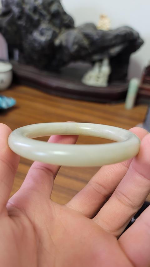 古玩玉器清代·和田玉鐲拍賣,當前價格4000元