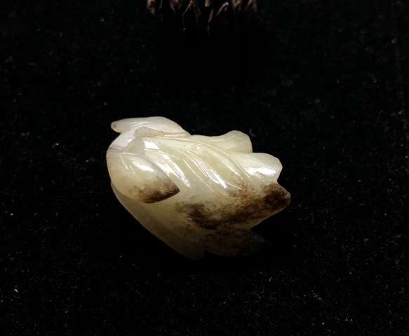 古玩玉器明代和田玉雕“瓜果墜”拍賣,當前價格5800元