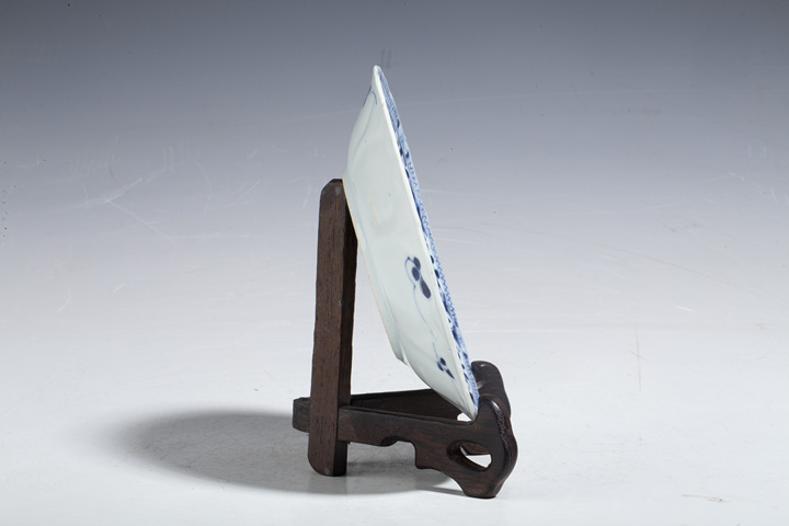 古玩陶瓷清康熙·青花花卉紋花口杯碟一套拍賣，當前價格2500元