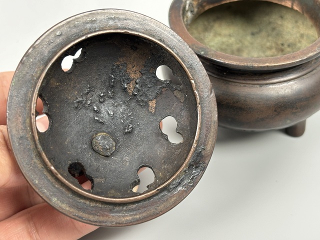古玩銅器銅爐真品鑒賞圖