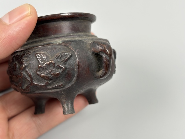 古玩銅器銅爐真品鑒賞圖