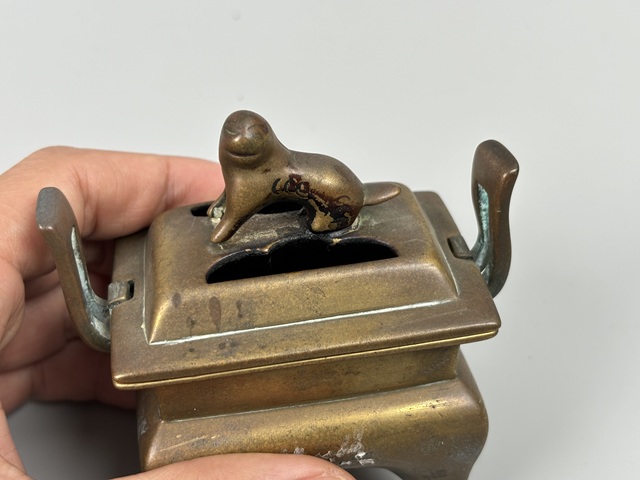 古玩銅器銅熏爐真品鑒賞圖