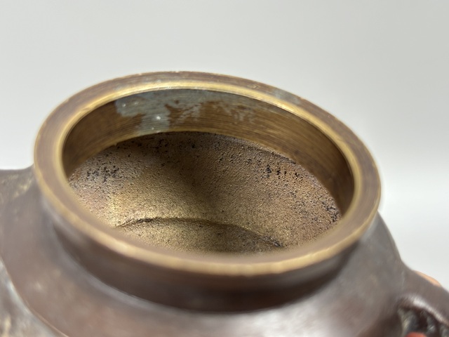 古玩銅器銅熏爐真品鑒賞圖