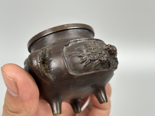 古玩銅器銅熏爐真品鑒賞圖