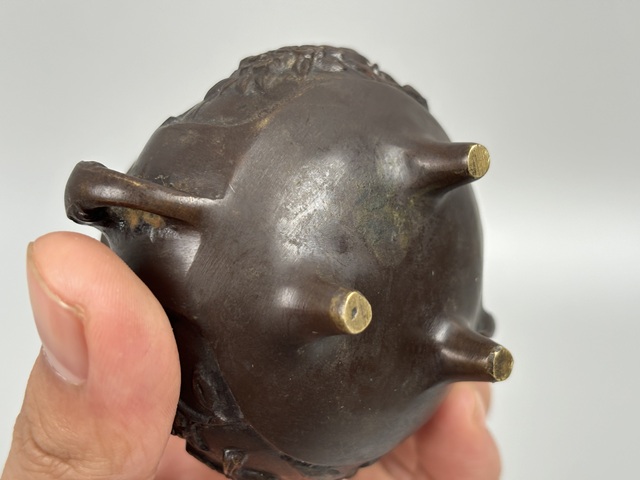 古玩銅器銅熏爐真品鑒賞圖