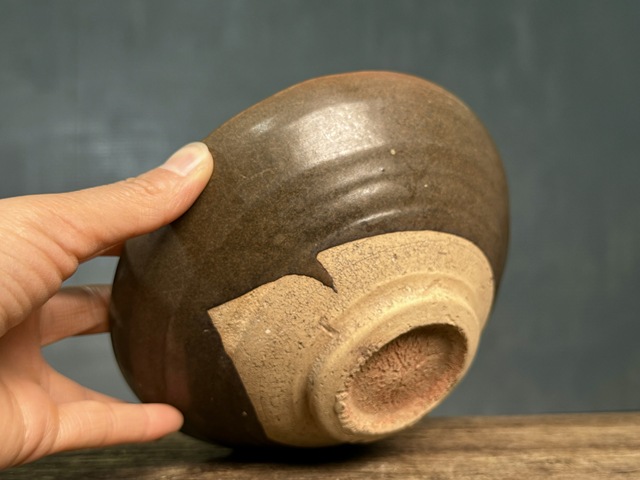 古玩陶瓷磁州窯茶葉末釉茶碗拍賣,當前價格3800元