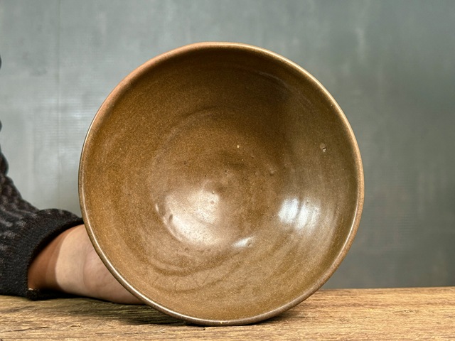 古玩陶瓷磁州窯茶葉末釉茶碗拍賣,當前價格3800元