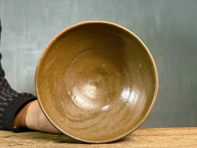 古玩陶瓷磁州窯茶葉末釉茶碗拍賣,當前價格3800元