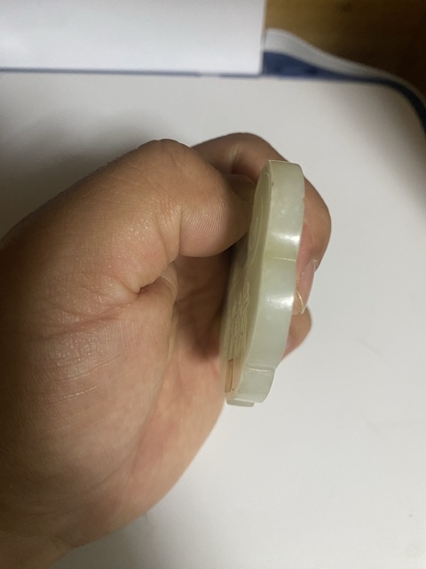 古玩玉器明末清初 歲歲平安白玉玉鎖拍賣，當前價格9988元