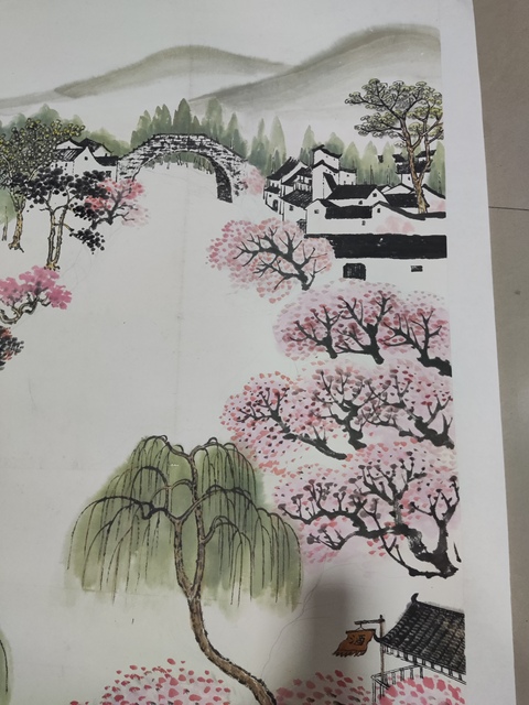 古玩字畫中美中書雙協名家馬大悲 山水花卉拍賣，當前價格288元