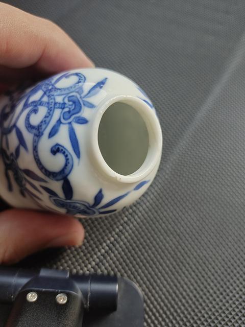 古玩陶瓷花間龍紋青花水盂拍賣,當前價格5500元