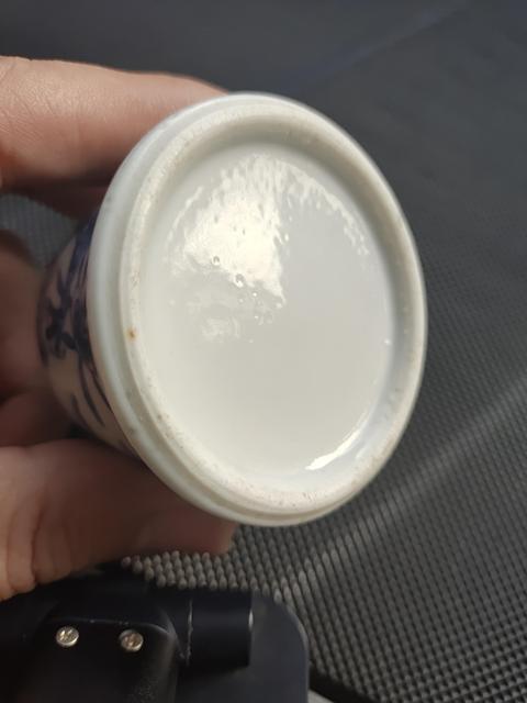 古玩陶瓷花間龍紋青花水盂拍賣,當前價格5500元