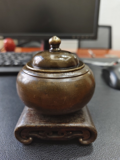 古玩銅器銅香爐真品鑒賞圖