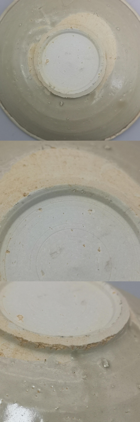 古玩陶瓷宋金時期龍泉系青瓷唇口盤拍賣,當前價格180元