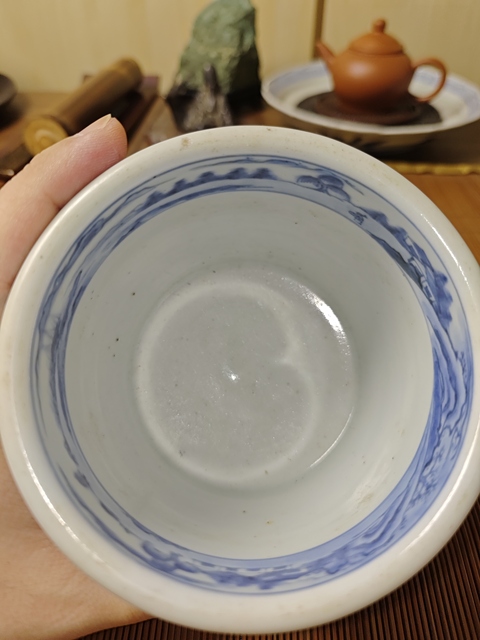古玩陶瓷青花彩繪嬰戲圖蓋缸拍賣,當前價格698元