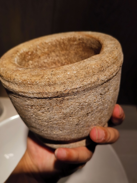 古玩雜項藥研缽真品鑒賞圖