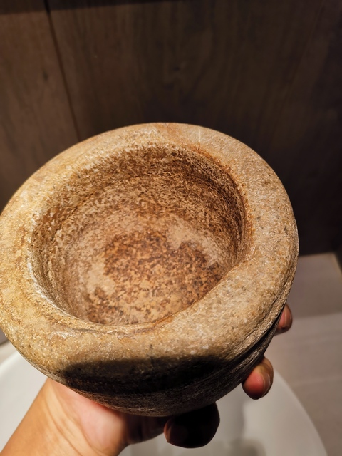 古玩雜項藥研缽真品鑒賞圖