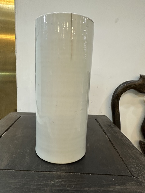古玩陶瓷粉彩帽筒拍賣,當前價格3888元