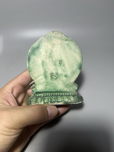 古玩陶瓷民國·三彩釋迦牟尼佛像拍賣，當前價格2500元