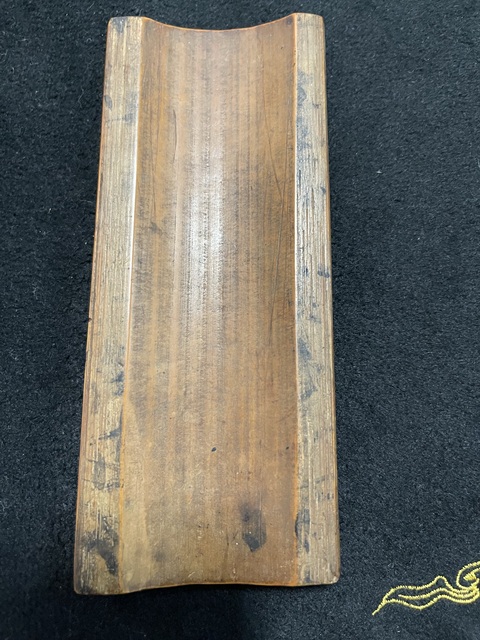 古玩雜項臂擱真品鑒賞圖