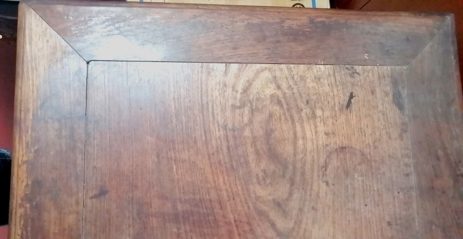 古玩雜項老紅木寫字臺真品鑒賞圖