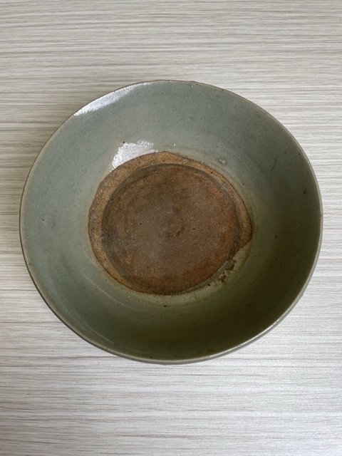 古玩陶瓷明代 龍泉系青瓷青花碗拍賣，當前價格230元
