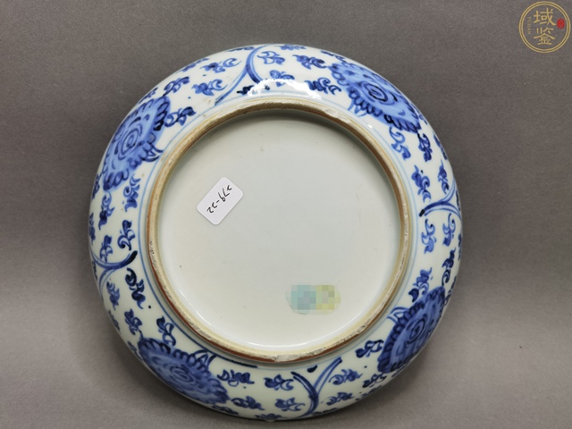 古玩陶瓷青花鳳紋盤拍賣，當前價格15000元